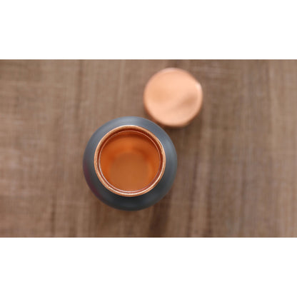 Personalized Copper Silk Finish Ergonomic Water Bottle 900 ML