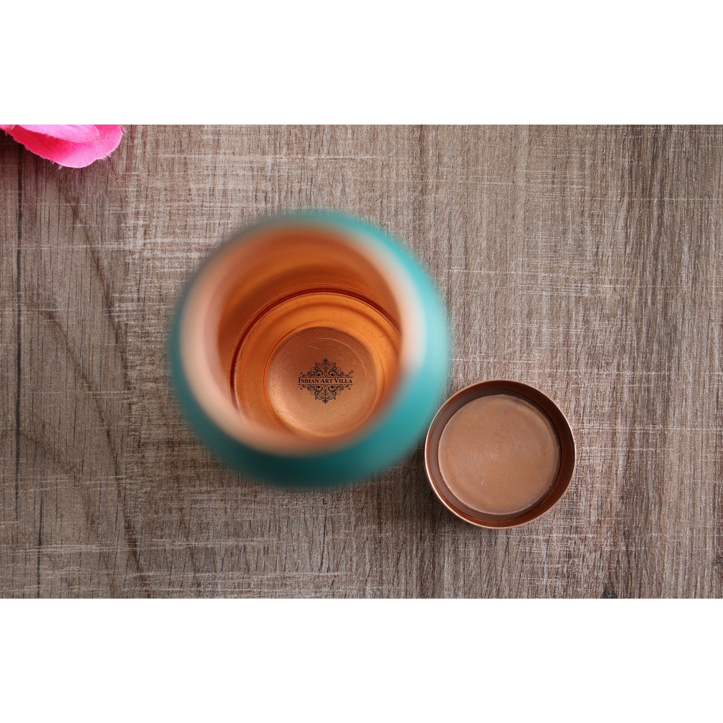 Personalized Copper Silk Finish Ergonomic Water Bottle 900 ML