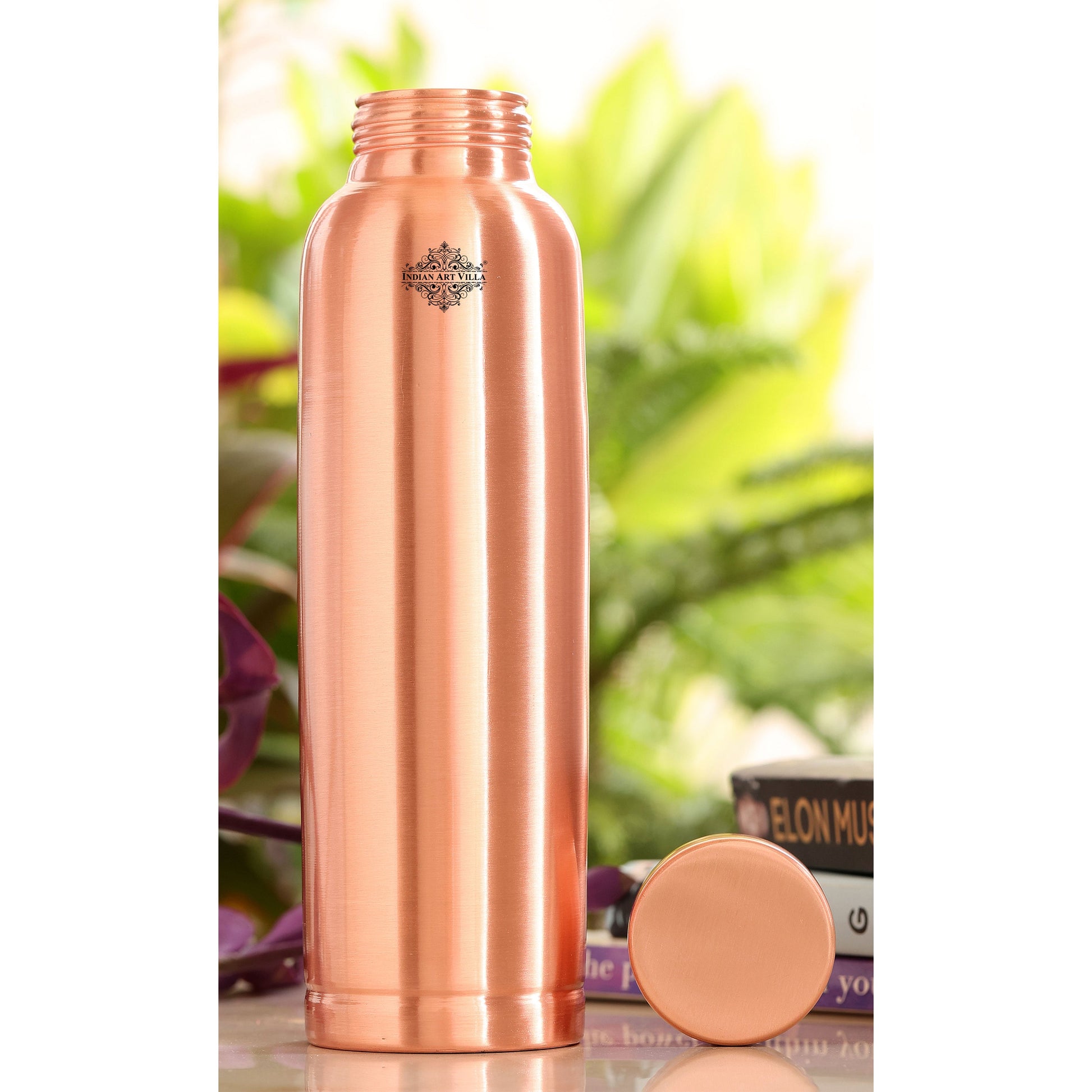 Doctor's Choice Pure Copper Water Bottle with Ergonomic Design