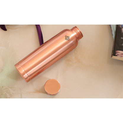 Doctor's Choice Pure Copper Water Bottle with Ergonomic Design