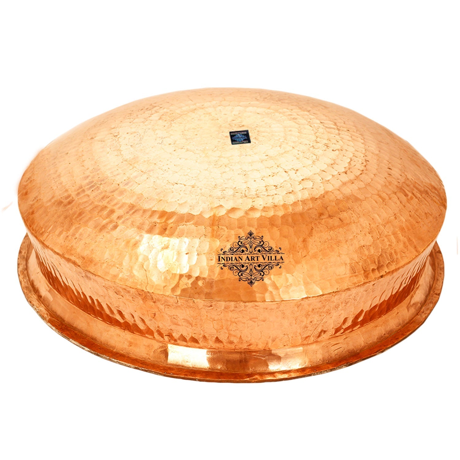 Pure Copper Hammered Lagan Handi  With Tin Lining