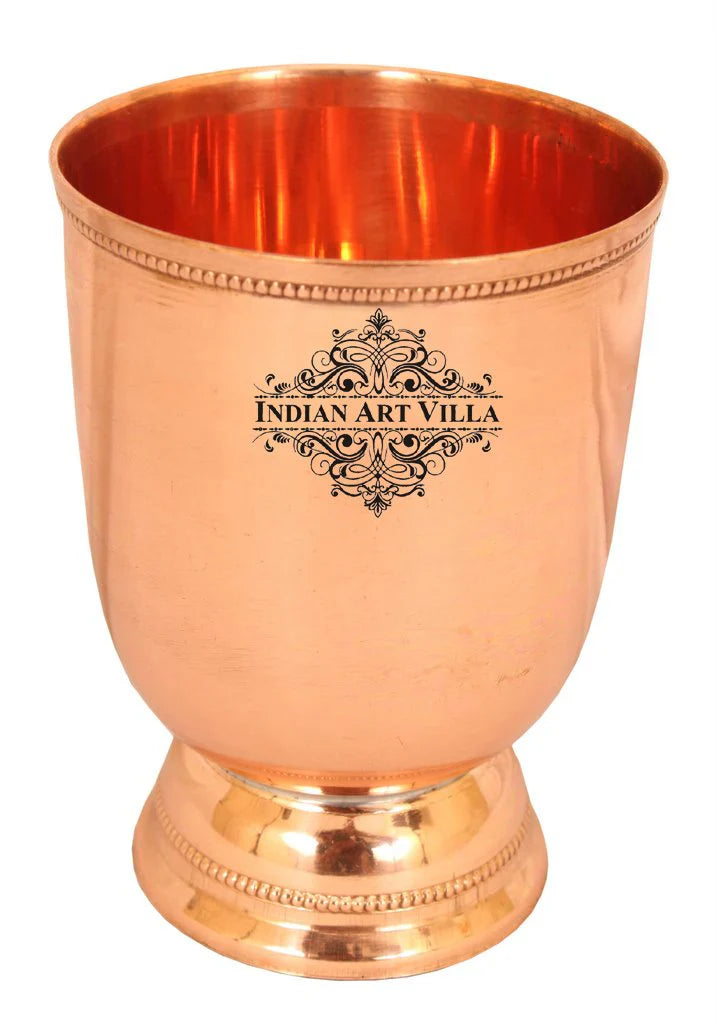 Pure Copper Goblet Glass Tumbler 450 ML