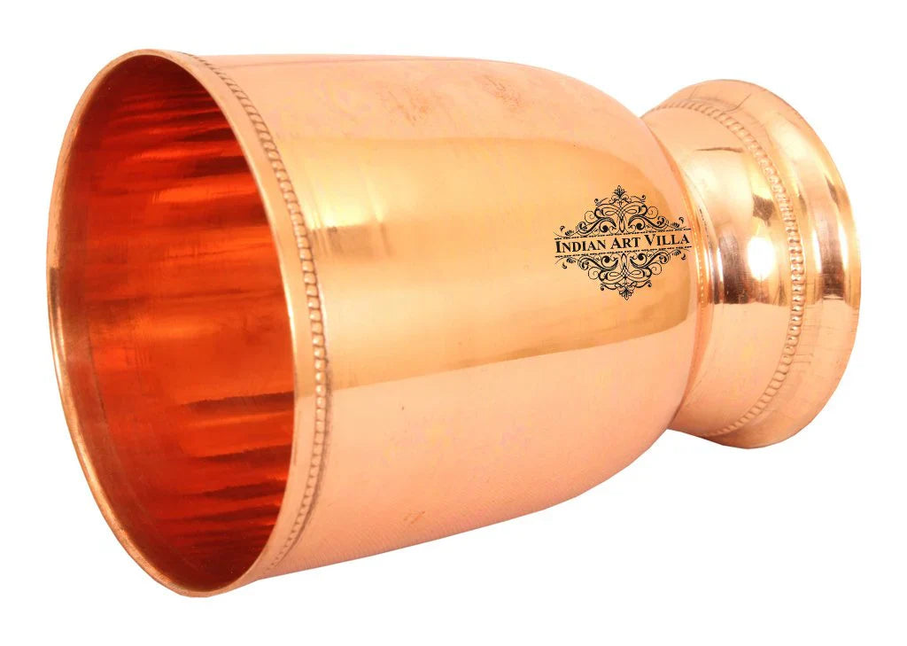 Pure Copper Goblet Glass Tumbler 450 ML