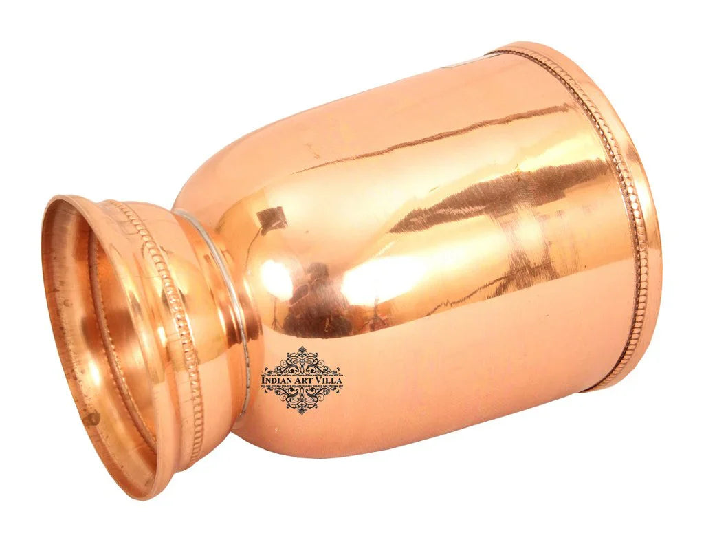 Pure Copper Goblet Glass Tumbler 450 ML