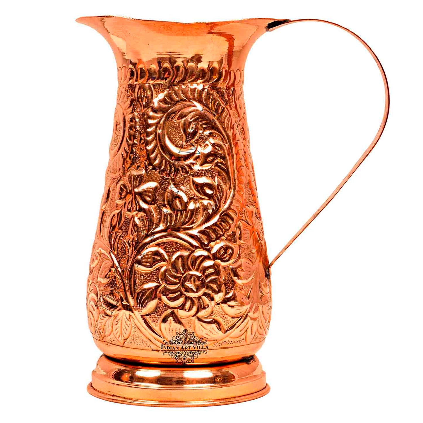 Pure Copper Jug, Royal Designer, Storage Drinking water Pitcher