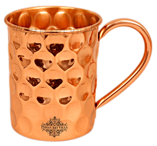 Pure Copper Big Diamond Design Beer Mug Cup