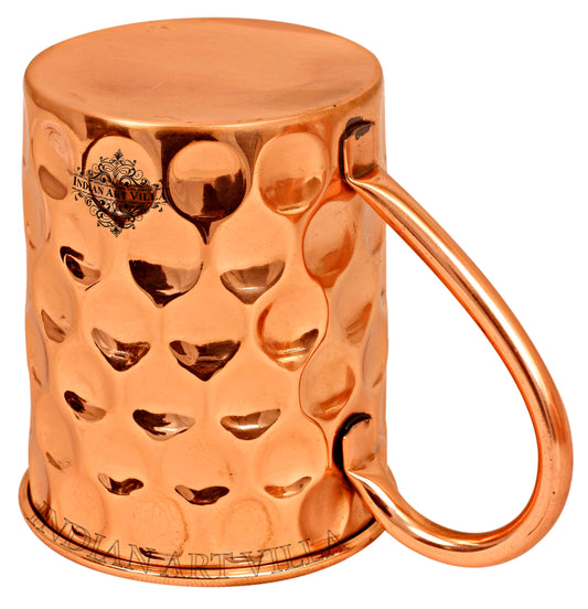 Pure Copper Big Diamond Design Beer Mug Cup