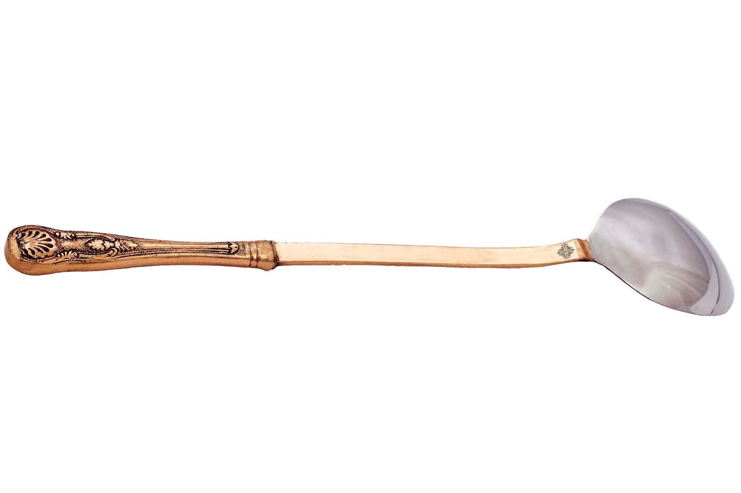 Pure Steel Copper Ladle Spoon Serving Dishes Home Hotel Restaurant Tableware