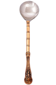 Pure Steel Copper Ladle Spoon, Serving Dishes Home Hotel Restaurant Tableware