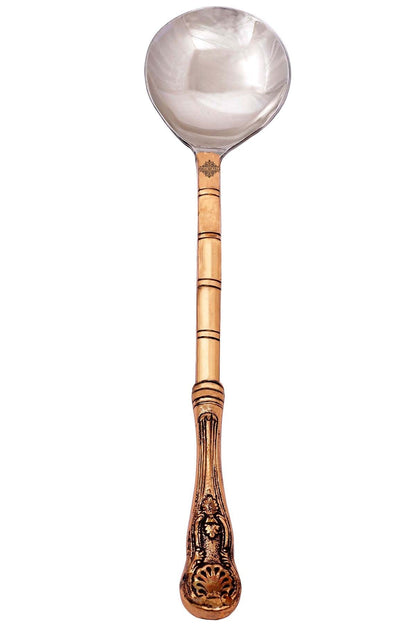 Pure Steel Copper Ladle Spoon, Serving Dishes Home Hotel Restaurant Tableware