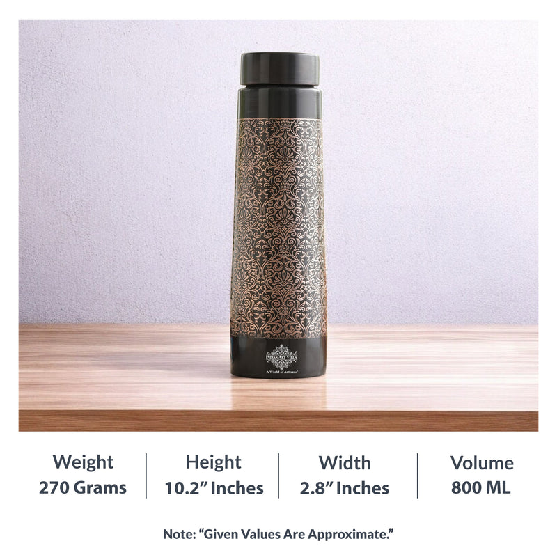Pure Copper Water Bottle – Pyramid Shape, 900 ML