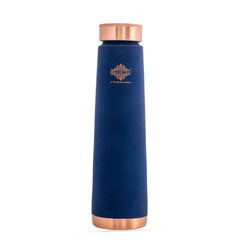 Pure Copper Bottle with Pyramid Shape Silk Finish Design – 800 ML