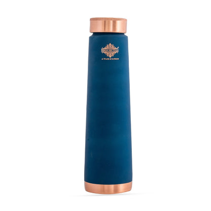 Personalized Copper Pyramid Shape Silk Finish Water Bottle