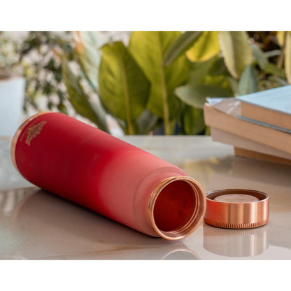 Pure Copper Bottle with Pyramid Shape and Eye-Catching Colors – 800 ML