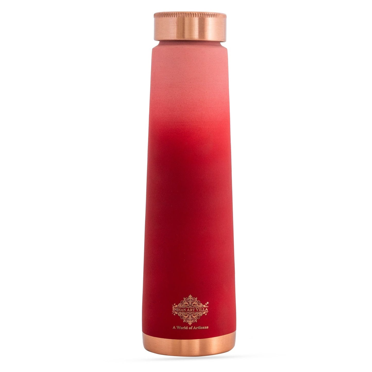 Pure Copper Bottle with Pyramid Shape and Eye-Catching Colors – 800 ML