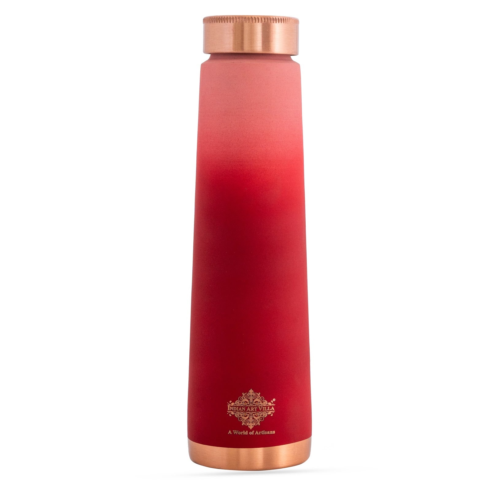 Pure Copper Bottle with Pyramid Shape and Eye-Catching Colors – 800 ML