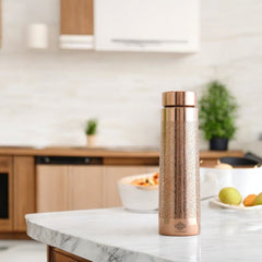 Pure Copper Water Bottle – Pyramid Shape, 900 ML