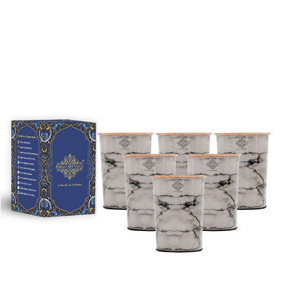 Pure Copper Printed Design Glass - 275 ML