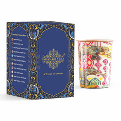 Pure Copper Glass Rajasthani Meena "Padharo Mhare Desh" Printed Theme