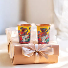 Pure Copper Glass Rajasthani Meena "Padharo Mhare Desh" Printed Theme