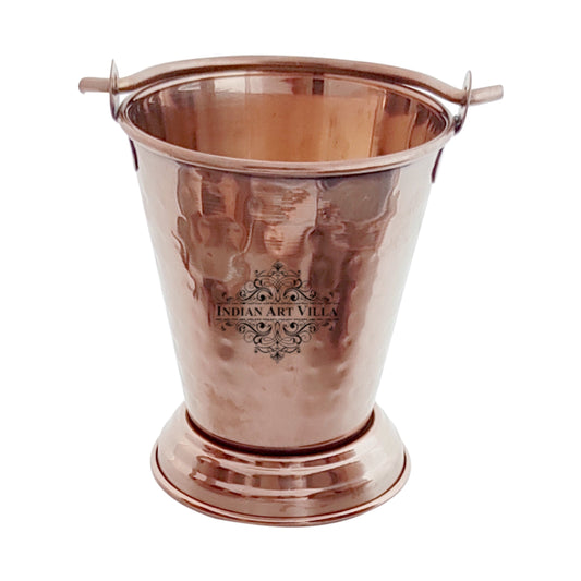 Stainless Steel With Rose Gold Finish Serving Bucket, Serving Vegetable Rayta Dishes, 350 ML Volume