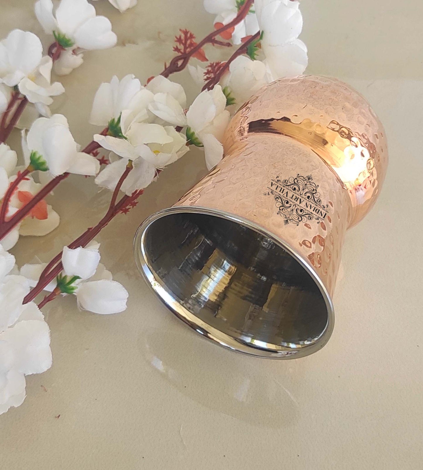 Steel Copper Hammered Pilsner, Mathat, Cocktail, Manhattan Glass, Tumbler, Drinkware, Serveware