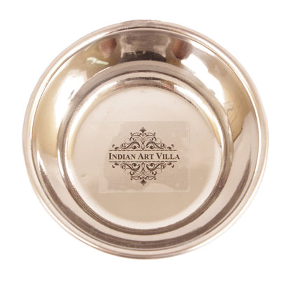 Steel Copper Omega Design Hammered Bowls, Katori, Dinnerware