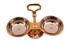 Pure Steel Copper Pickel Set of Bowl Compartment