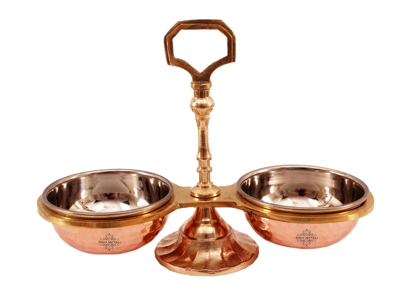 Pure Steel Copper Pickel Set of Bowl Compartment