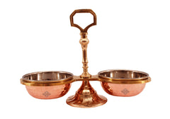 Pure Steel Copper Pickel Set of Bowl Compartment