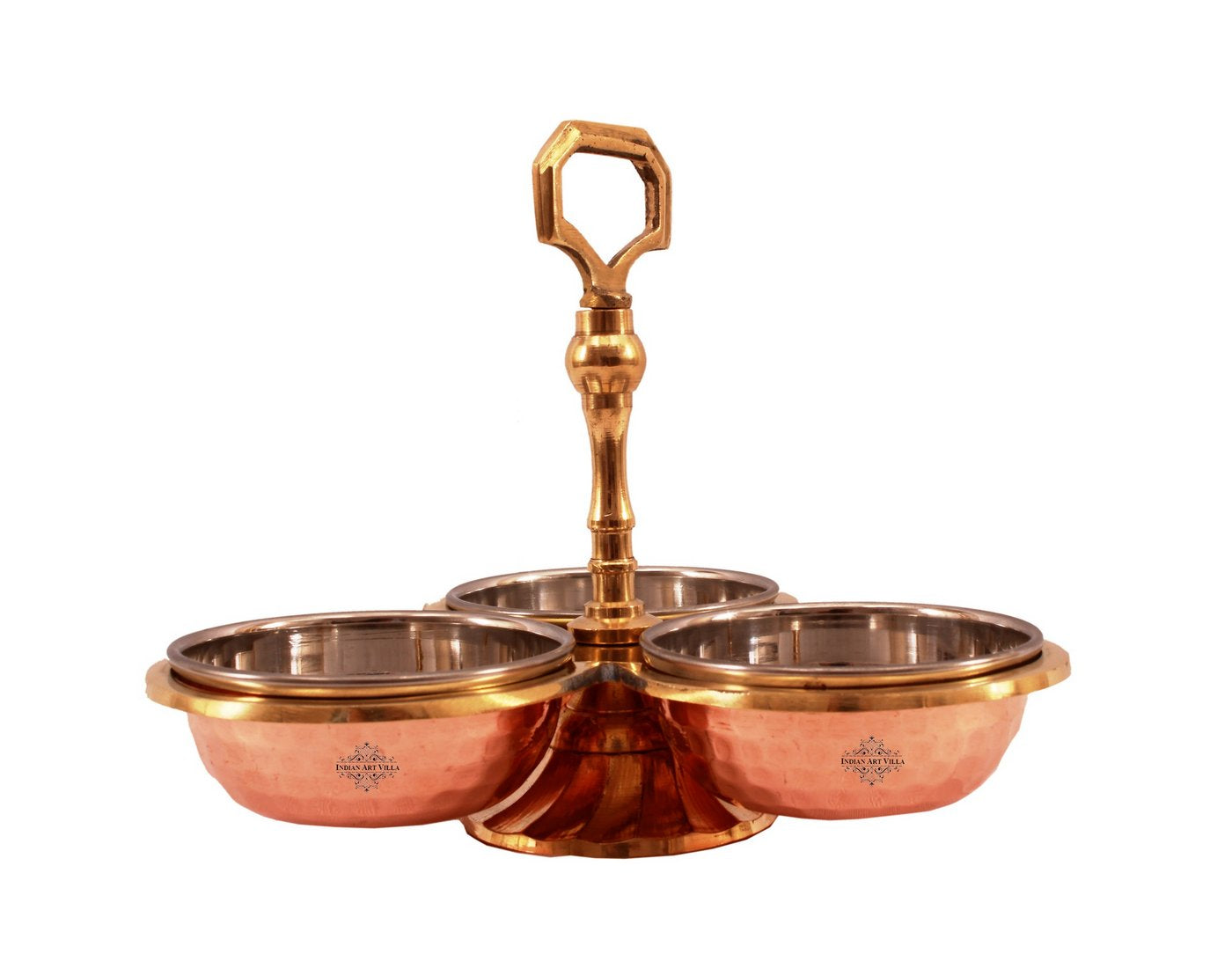 Pure Steel Copper Pickel Set of Bowl Compartment