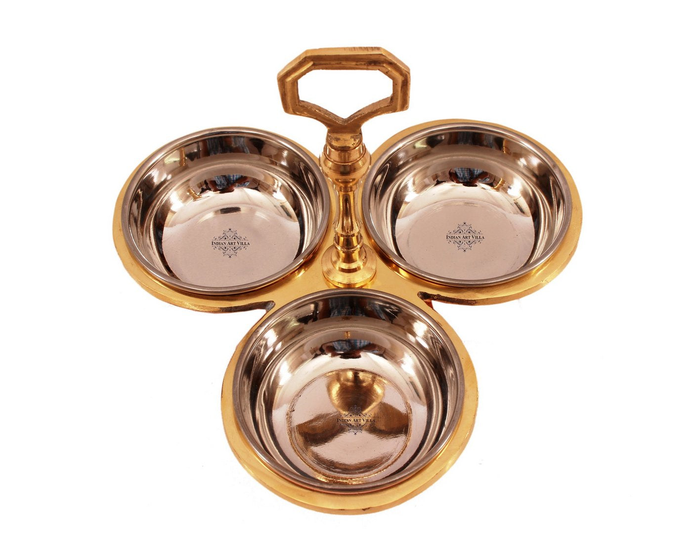 Pure Steel Copper Pickel Set of Bowl Compartment