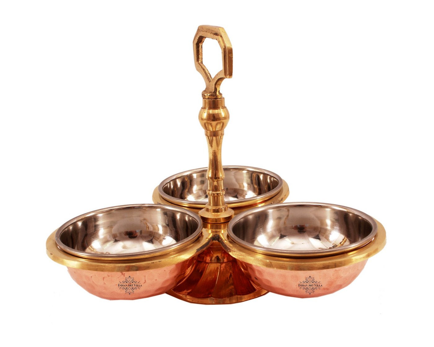 Pure Steel Copper Pickel Set of Bowl Compartment