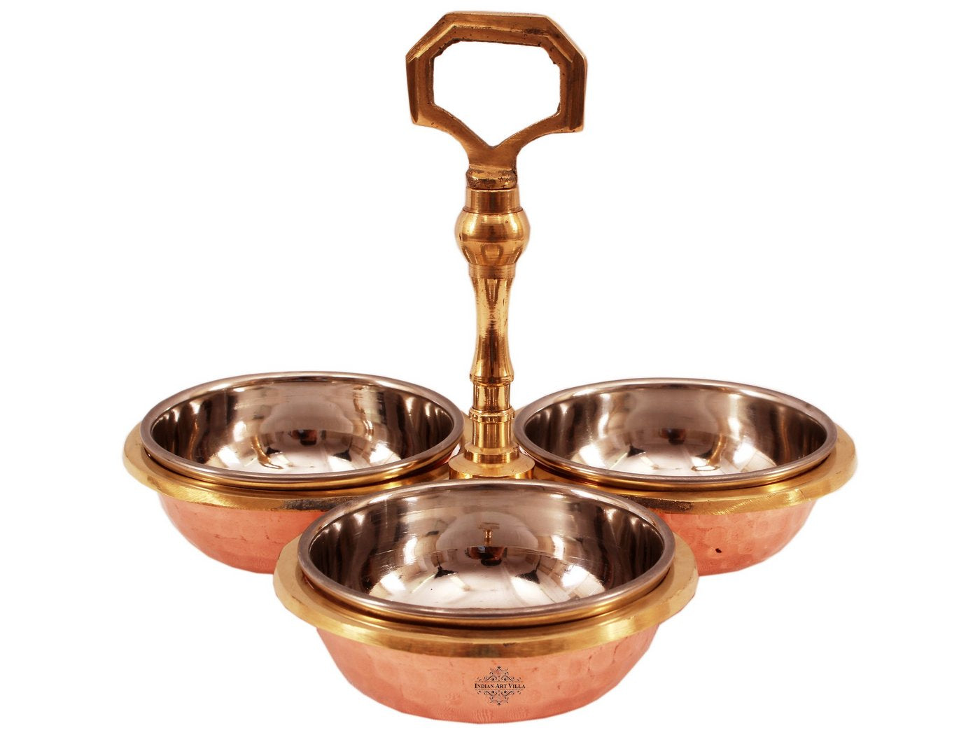 Pure Steel Copper Pickel Set of Bowl Compartment