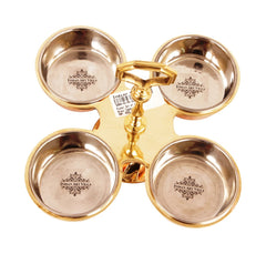 Pure Steel Copper Pickel Set of Bowl Compartment
