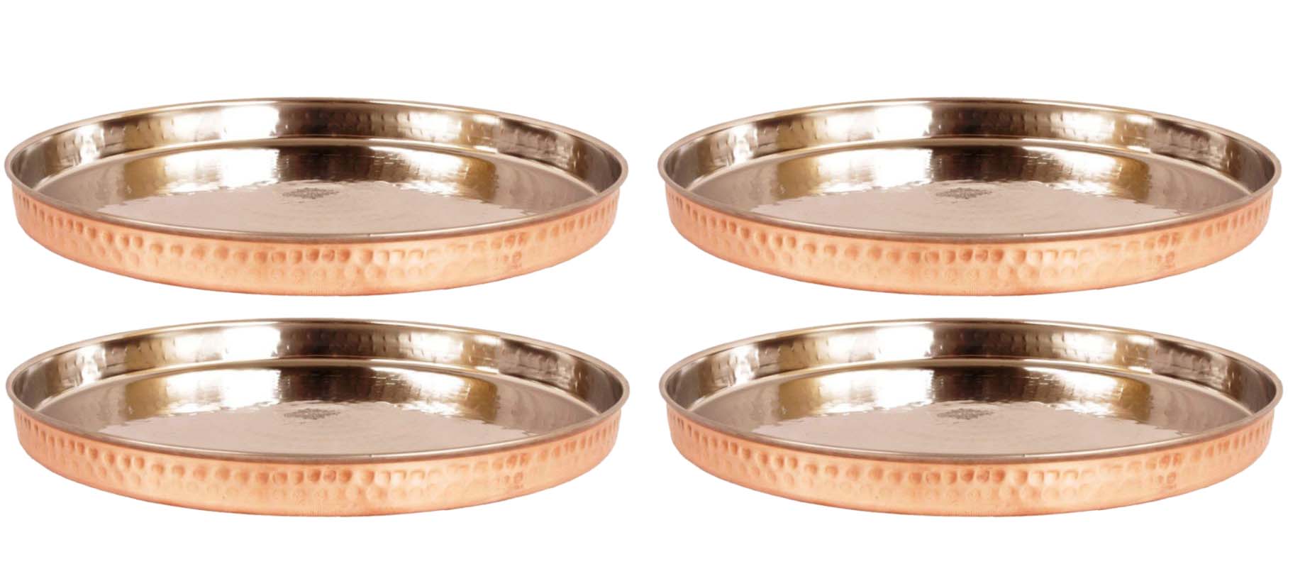 Steel Copper Thali/Plate, Dinnerware & Tableware for Home, Hotel & Restaurants