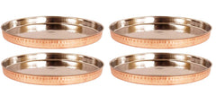 Steel Copper Thali/Plate, Dinnerware & Tableware for Home, Hotel & Restaurants