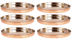 Steel Copper Thali/Plate, Dinnerware & Tableware for Home, Hotel & Restaurants