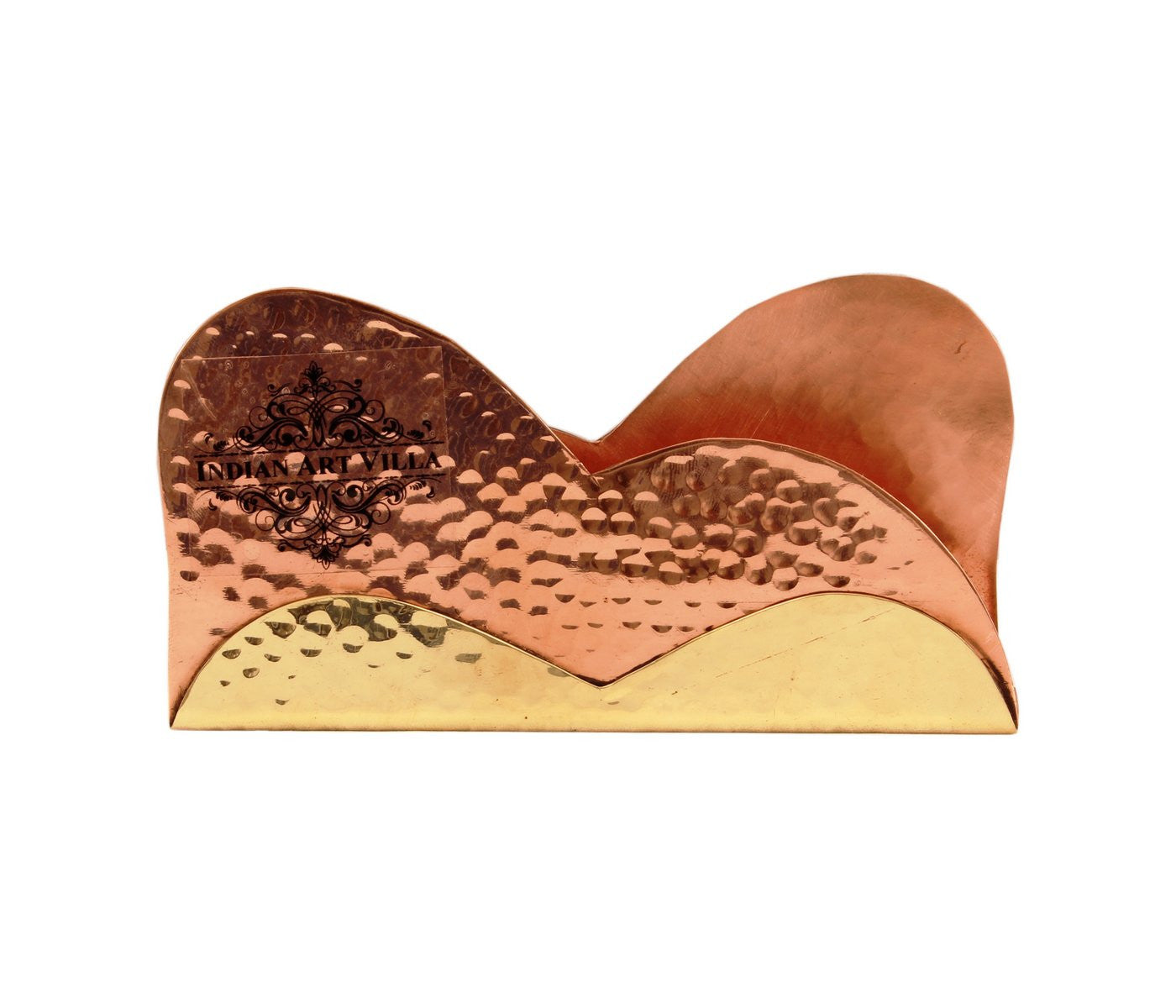 Pure Copper Tissue Paper Holder with Brass Stand