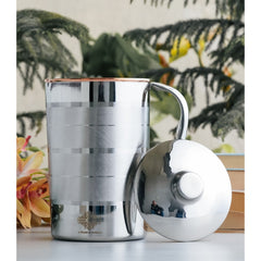 Pure Steel Copper Jug Luxury Design with Lid