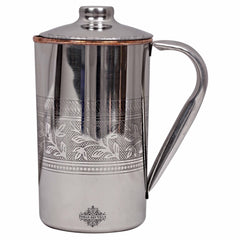 Pure Steel Copper Jug Luxury Design with Lid