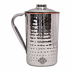 Pure Steel Copper Jug Luxury Design with Lid