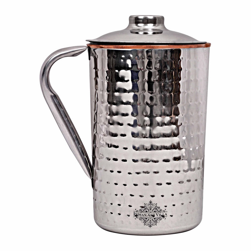 Pure Steel Copper Jug Luxury Design with Lid