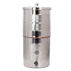 Pure Steel Copper Luxury Design Water Pot with Tap and Filter