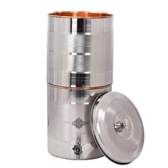 Pure Steel Copper Luxury Design Water Pot with Tap and Filter