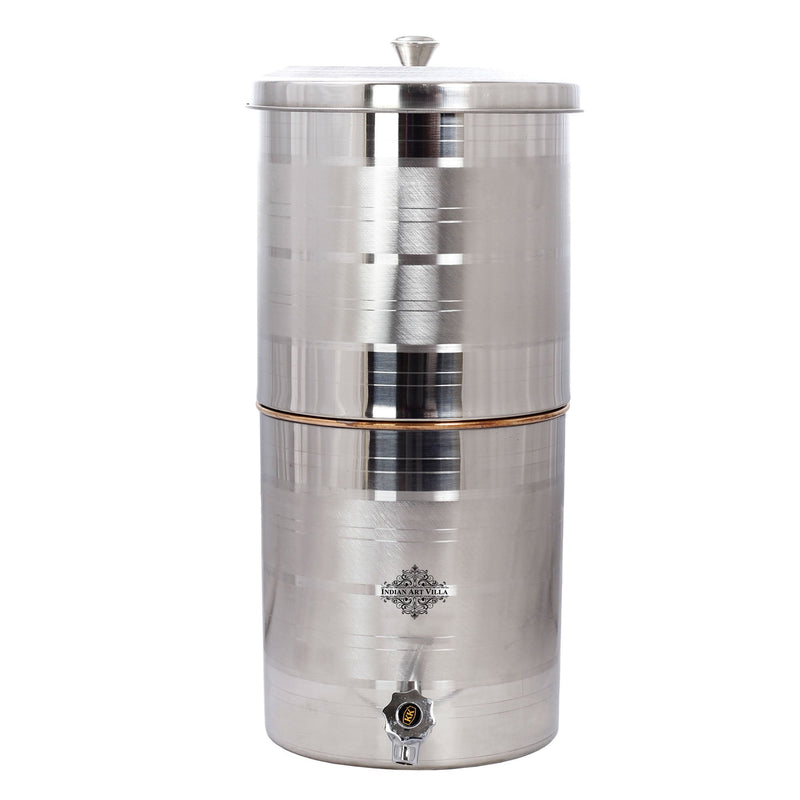 Pure Steel Copper Luxury Design Water Pot with Tap and Filter