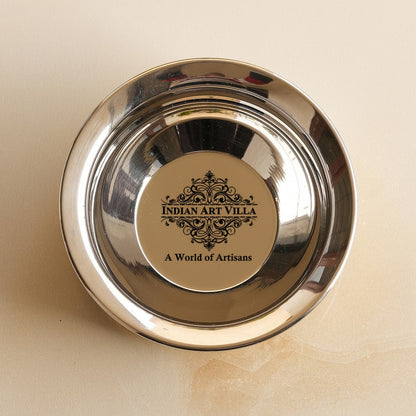 Handcrafted Pure Steel Brass Hammered Design Handi, Servware, Tableware