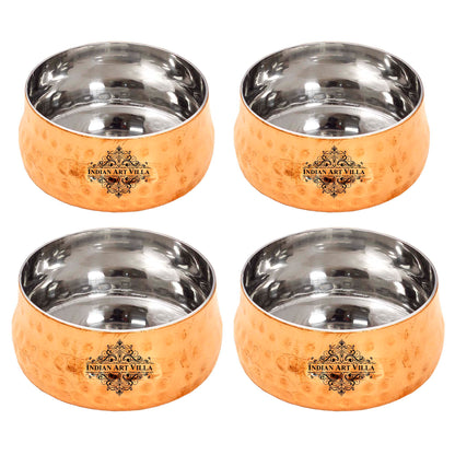 Steel Copper Curved Bowl Dinnerware Tableware 7.11 cm