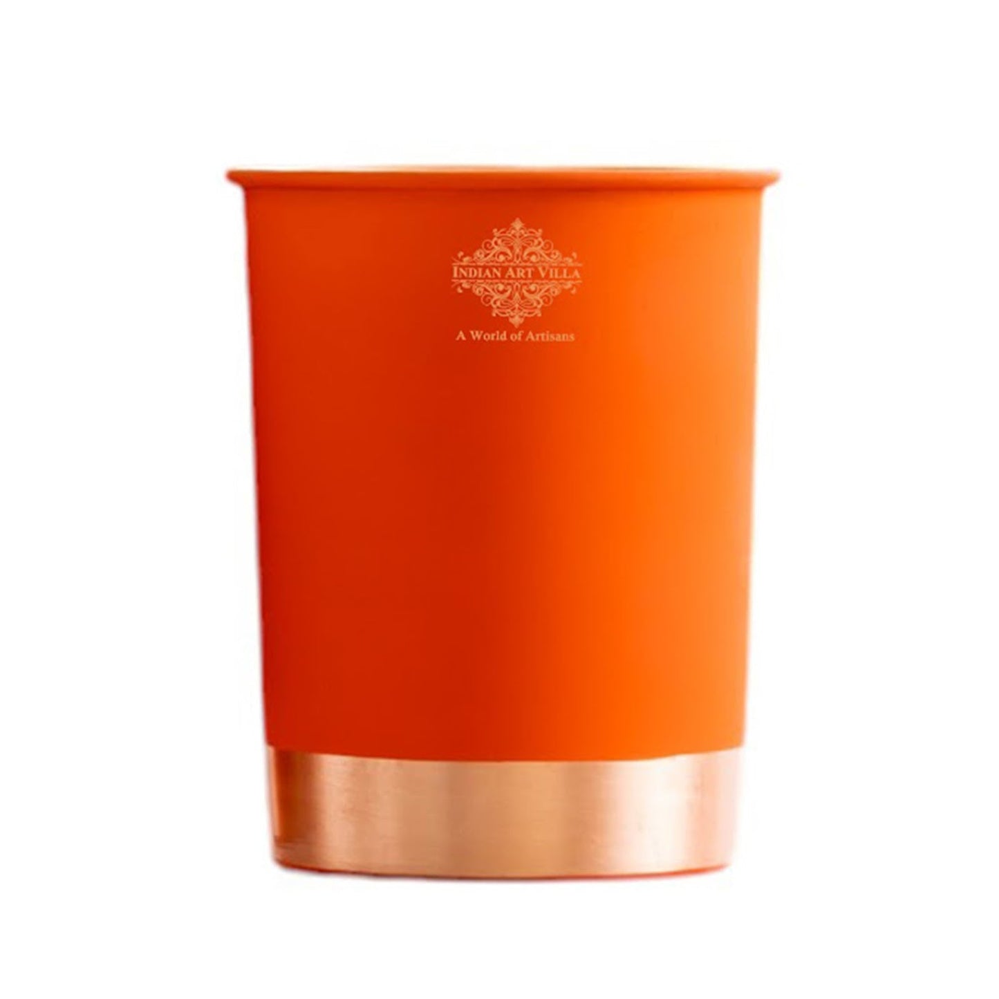 Premium Copper Glass in Ombre Silk Finish  - 275 ML
