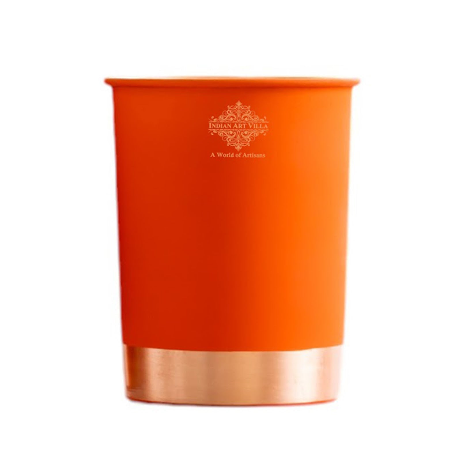 Premium Copper Glass in Ombre Silk Finish  - 275 ML